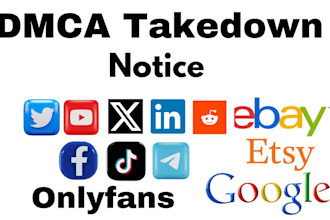 takedown copyright infringement content from google,tiktok,fb,instagram, reddit