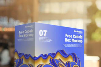 do amazon product packaging design subscription mailer box design with 3d mockup