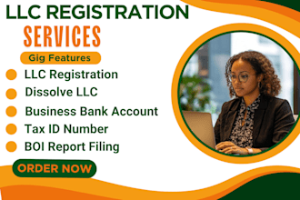 do us and non us llc and non profit registration, dissolve llc, reinstate llc
