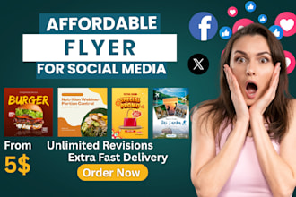 make affordable social media flyer designs