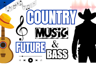 make a perfect country music with future bass, dudstep and uptempo or rawstyle