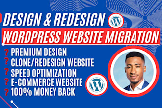 migrate backup clone build wordpress ecommerce website hosting domain migration