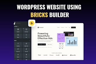 design fast loading wordpress website using bricks builder
