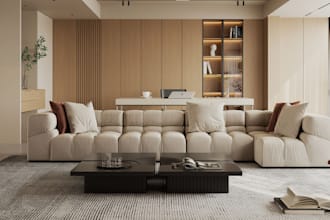 refurbish 3d exclusive sitting room 3d floor plan,d5 room render,furniture cgi