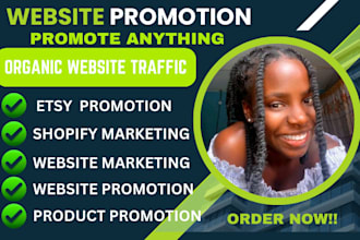 promote ecommerce website, shopify or etsy promotion affiliate marketing