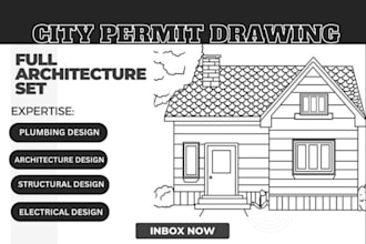 draw city permit architectural drawings in chief architect x16