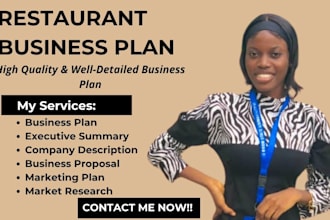 restaurant business plan, food truck, coffee shop, sba business, financial plan