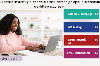 setup instantly ai cold email campaign automation workflow clay com smartlead