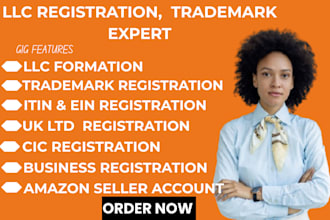 register llc, uk ltd, trademark, US llc, non US llc, amazon registration