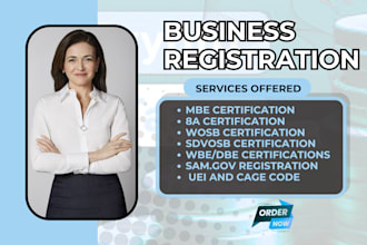 get mbe certification, wosb, dbe, 8a, sdvosb, wbe, sba, sam gov, cage code, uei
