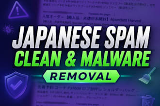 fix japanese keyword hack and malware removal