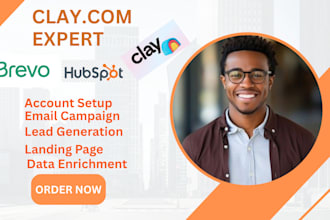 setup clay com hubspot brevo clay email marketing