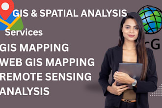 do remote sensing and gis mapping on arcgis, qgis