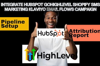 integrate hubspot gohighlevel shopify sms marketing klaviyo email flows campaign