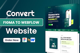 develop or design webflow website, webflow developer, figma to webflow