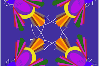 abstract pattern designer  custom, creative,