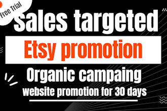 do etsy shop promotion campaigns to boost etsy sales