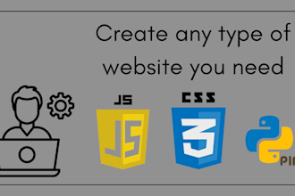 create,modify, adjust any type of website for you
