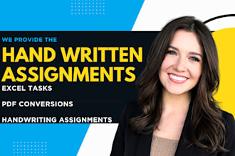 create custom handwritten assignments and convert to PDF