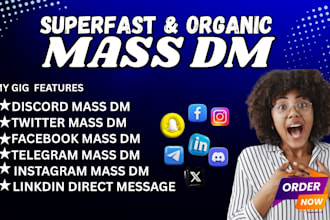 do facebook mass dm twitter mass dm to your audience