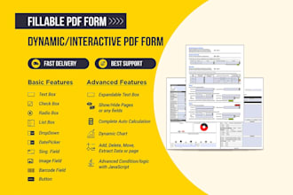 create professional fillable PDF forms for easy data collection