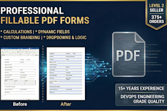 create professional fillable PDF forms and dynamic document automation