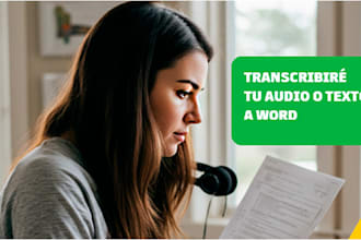 transcribiré texto de PDF, audio, imagen o PDF a word