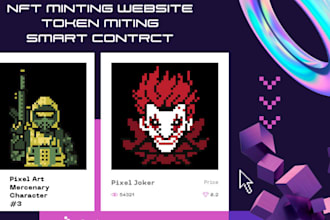 nft minting website dapp smart contract nft marketplace web3 integration