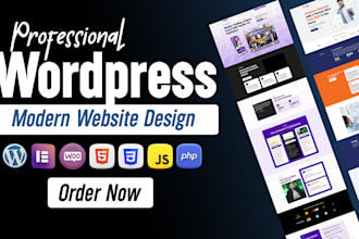 design modern attractive website for real estate hotel and dental website
