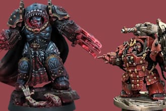 paint your warhammer 40k mini miniature painting resin printing  3d printing dnd