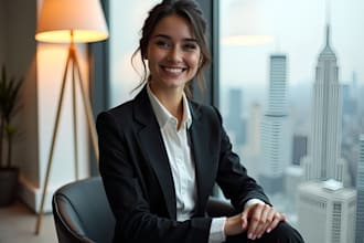 do stunning ai headshot generation ai portrait corporate profile image face swap