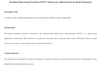 create user manuals, sops, and technical guides