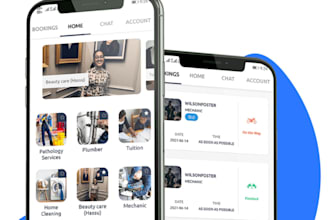 build handyman app, cleaning app, home service app, laundry app