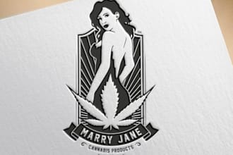 do cannabis natural hemp cbd oil yoga beauty spa fitness logo