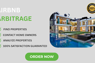 find profitable properties for airbnb arbitrage in USA for short term rental