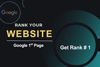 rank your website google first page with white hat SEO
