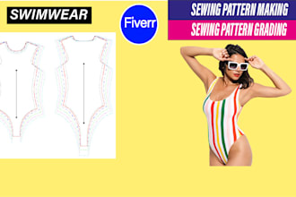 grade PDF sewing patterns for your business