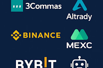expert setup and management of 3commas, altrady, binance, mexc, bybit, and hft