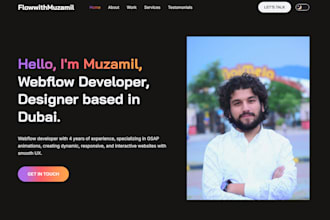 design and develop responsive webflow website figma to webflow expert