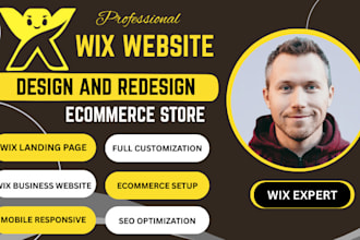 build a professional wix website for your niche business or online store
