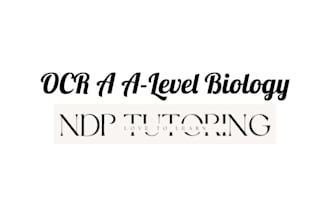 teach you ocr a a level biology on google meet