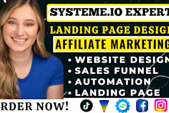 do systeme io landing page, affiliate marketing sales funnel, systeme io website