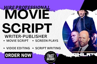ghostwrite movie script ebook, screenplay, script writing, TV and film series