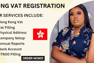 handle hong kong company registration vat registration and provide a hk business