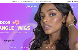 build hair extension shopify store beauty website