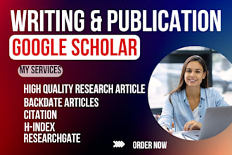 write and publish high quality research article in google scholar index journal