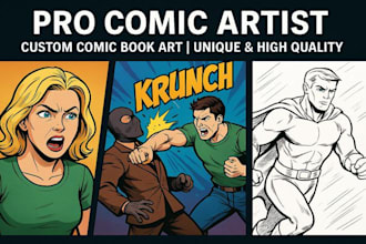 create stunning comic book illustrations with dynamic storytelling
