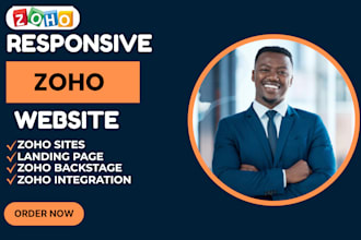zoho commerce, zoho sites, zoho one, responsive website design, zoho integration