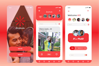 develop dating app social media app chat app tinder clone app social chat social