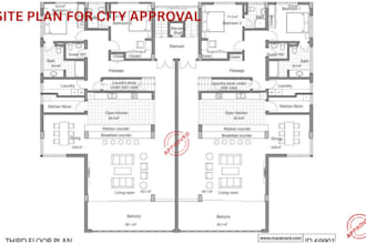 draw 2d siteplan, plot plan , plot map, lot subdivision site map for city permit